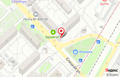 Киоск по продаже мясной продукции в Ворошиловском районе на карте