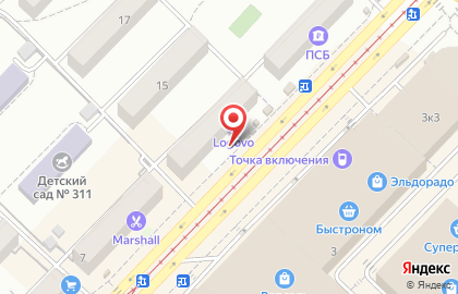 АКБ МОСОБЛБАНК на площади Карла Маркса на карте