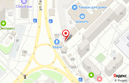 Киоск по продаже мороженого Пестравка в Промышленном районе на карте