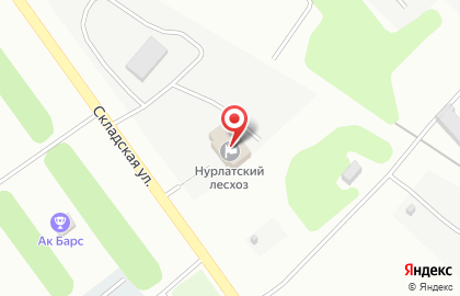 Нурлатский лесхоз на карте