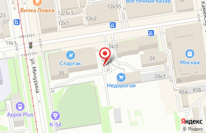 Автостоянка в Новосибирске на карте