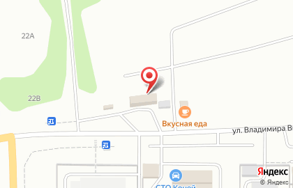Автостоянка Автобазар в Томске на карте