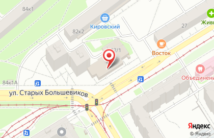 Терминал СберБанк на улице Старых Большевиков на карте