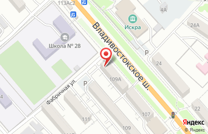 Фотостудия Позитив во Владивостоке на карте