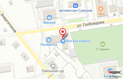 Супермаркет Пятёрочка в Туле на карте