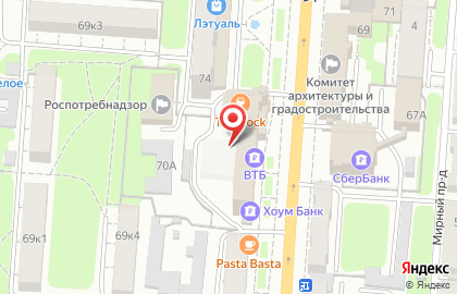 Марше на улице Ленина на карте