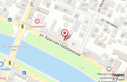 Выездная мастерская по ремонту бытовой техники Аарон на улице Красная Набережная на карте
