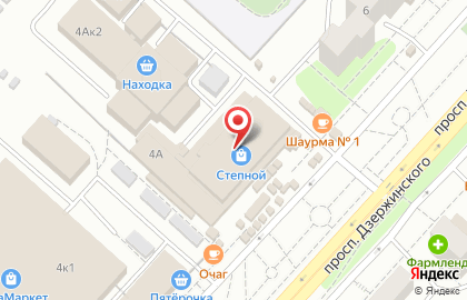 Сеть магазинов для взрослых Забавки на проспекте Дзержинского на карте