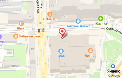 Салон связи МТС на улице Воровского, 6 на карте