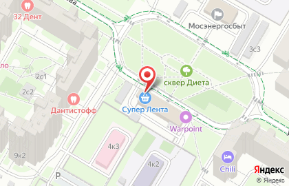 Банкомат СберБанк на улице Винокурова на карте