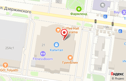 Зоомагазин Ареал на улице Дзержинского на карте