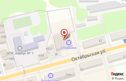 ЖАСО на Октябрьской улице на карте