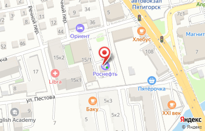 Роснефть-Ставрополье на улице Бунимовича на карте