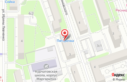 Салон-парикмахерская на улице Маршала Малиновского на карте