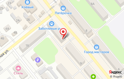 Магазин товаров для шитья и рукоделия Иголочка в Щёкино на карте