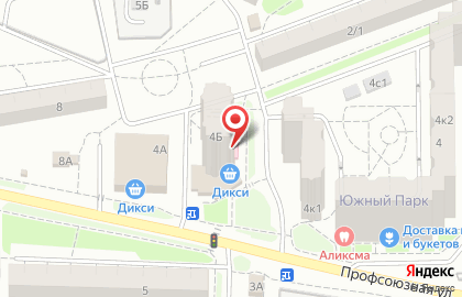 Подольская городская поликлиника №1 Филиал на Профсоюзной улице на карте