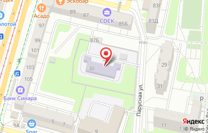 Детский сад №107 в Московском районе на карте