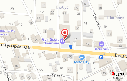 Спортивный зал GYM Sport Premium на Бештаугорском шоссе на карте