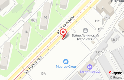 Магазин Автомаг на метро Ленинский проспект на карте