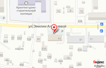 Магазин разливных напитков Пиффков на улице Эмилии Алексеевой на карте
