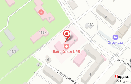 Скорая медицинская помощь на улице Чехова на карте