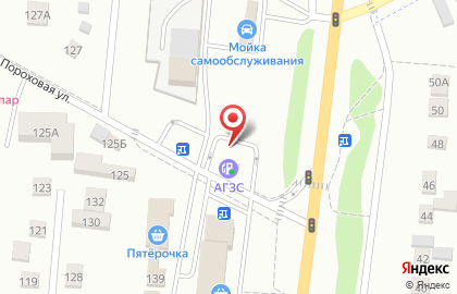 АГЗС на Октябрьской улице на карте