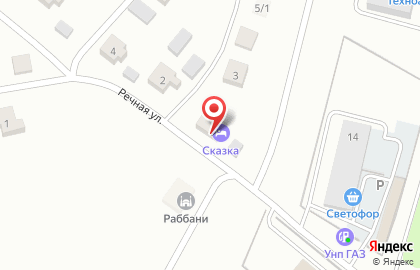 Пункт продажи воды Дар Сайрана на Речной улице на карте
