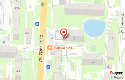 Парикмахерская в Москве на карте