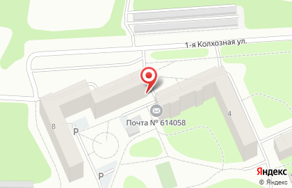 Сеть водоматов ПростоВода на 1-ой Колхозной улице на карте