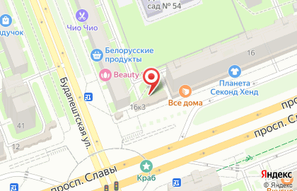 Терминал МТС банк в Фрунзенском районе на карте
