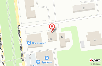 Магазин Красное & Белое на Интернациональной улице на карте