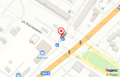 Магазин фастфудной продукции в Тракторозаводском районе на карте