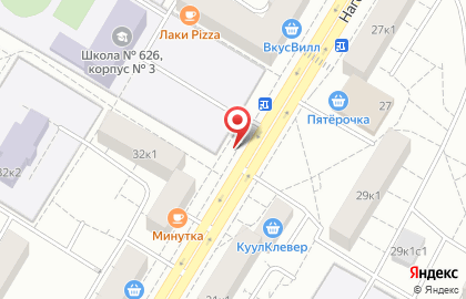 Киоск печатной продукции АМО-Пресс на Нагорной улице на карте