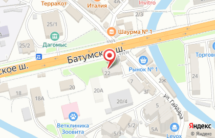Матрица в Сочи на карте