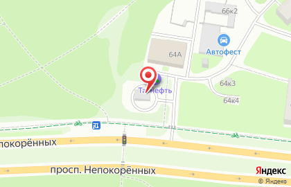 АЗС Neste в Санкт-Петербурге на карте