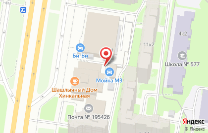 Автомойка Мойка М3 на Индустриальном проспекте на карте