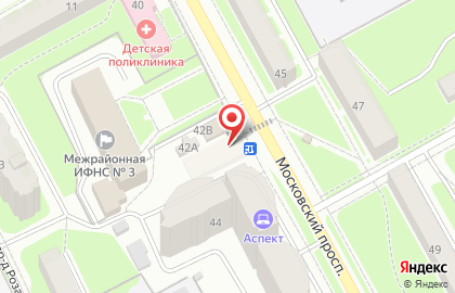 Киоск по продаже фруктов и овощей С грядки на Московском проспекте на карте