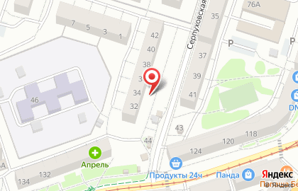 Магазин Мясная лавка на Серпуховской улице на карте