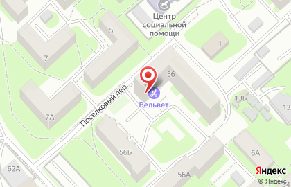 Парикмахерская Вельвет на улице Гагарина на карте
