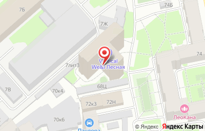 Гостиница FlatHome24 на метро Лесная на карте