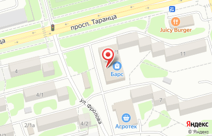 Торговый центр Барс в Петропавловске-Камчатском на карте