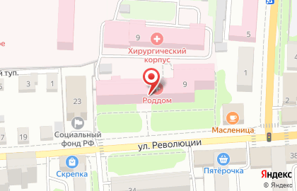 Александровская районная больница в Александрове на карте