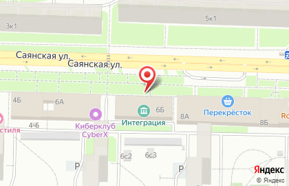 Участковая избирательная комиссия №998 на Саянской улице на карте