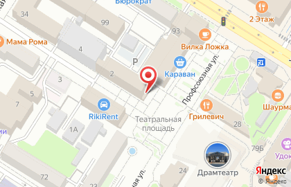 Лизинговая компания Дельта в Центральном районе на карте
