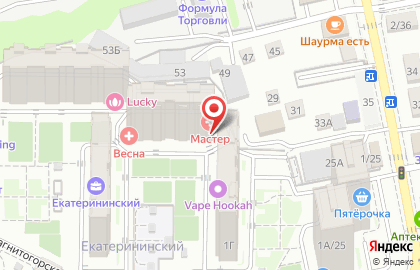 Массажный кабинет Гармония на Магнитогорской улице на карте