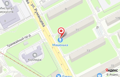 Цветочный салон Машенька на улице Румянцева на карте