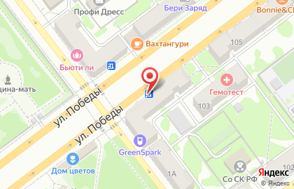 Супермаркет Магнит в Самаре на карте