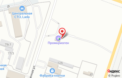 Техцентр Промкриоген на Новопромышленной улице на карте