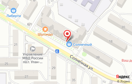 Магазин Солнечный в Железнодорожном районе на карте