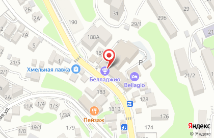 Такса на Виноградной улице на карте